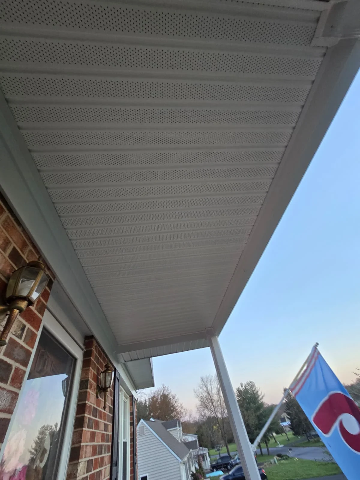 Fascia and Soffit work on a home in Pennsylvania