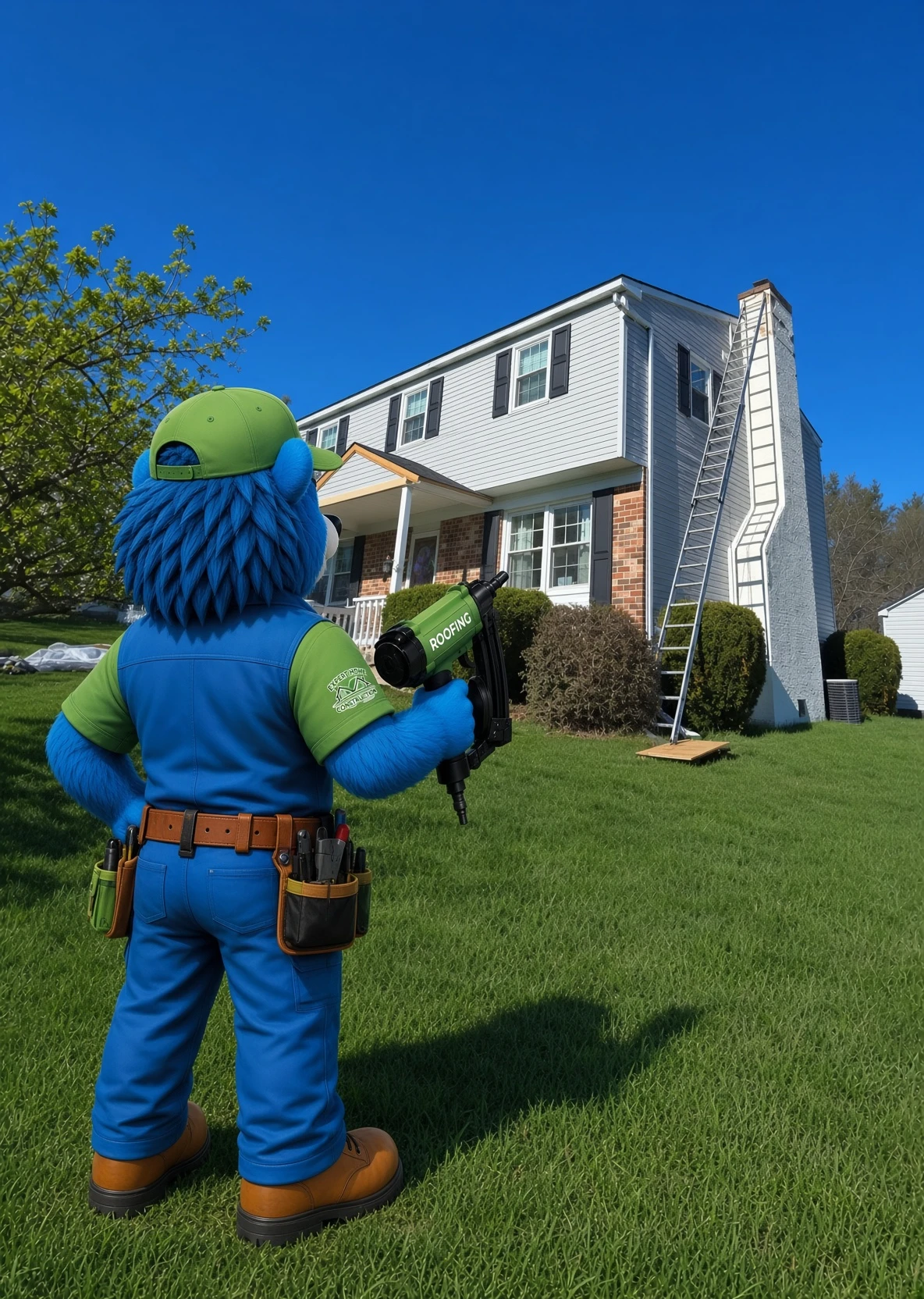 Expert Home Construction team at work